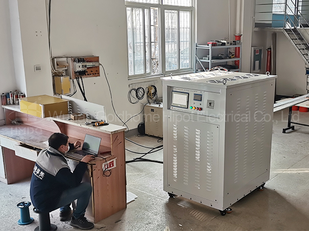 What are the main characteristics of primary current injection test system